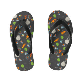Space Pattern Kid's Jandals
