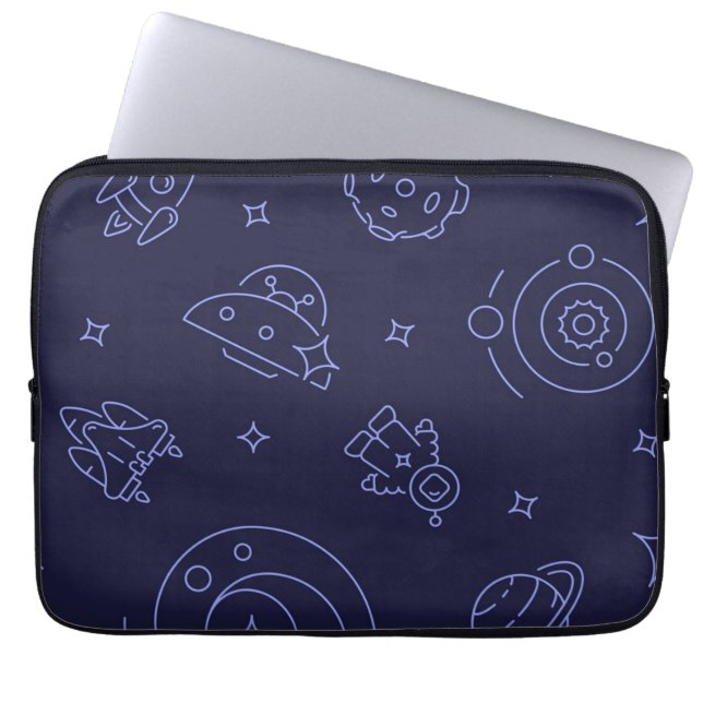 Space pattern laptop sleeve (Front)