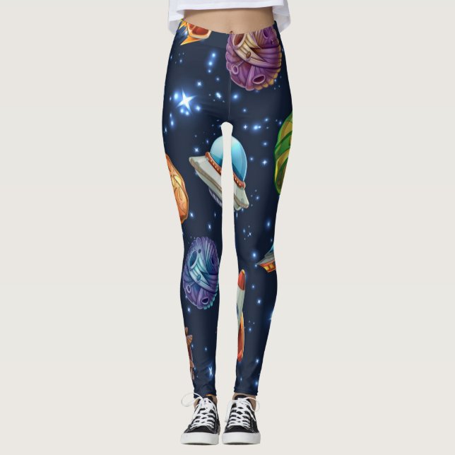 Space pattern leggings (Front)