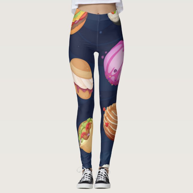 Space pattern leggings (Front)