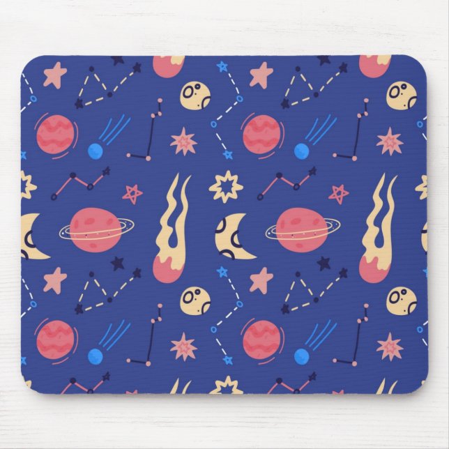 Space pattern mouse pad (Front)