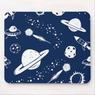 Space pattern mouse pad