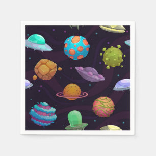 Space pattern napkin