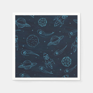 Space pattern napkin