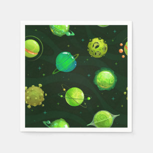 Space pattern napkin