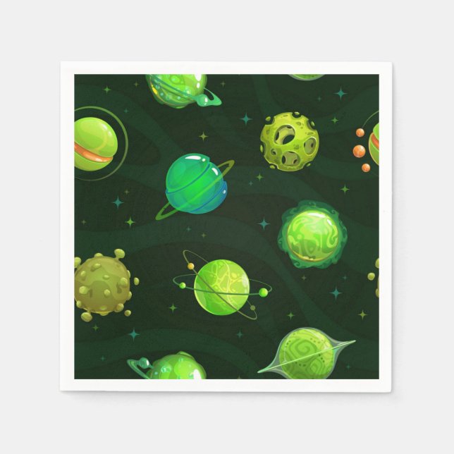 Space pattern napkin (Front)