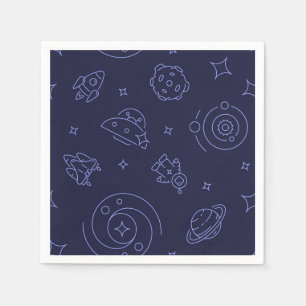 Space pattern napkin