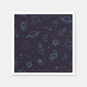 Space pattern napkin