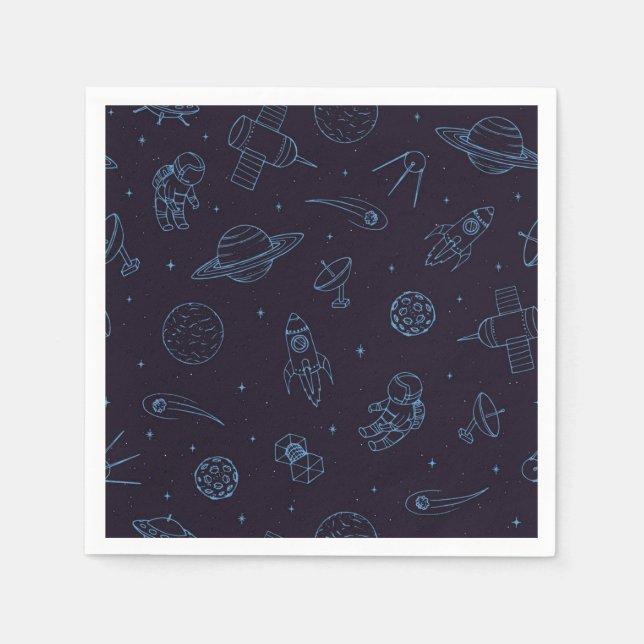 Space pattern napkin (Front)