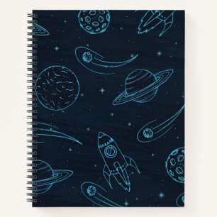 Space pattern notebook