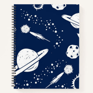 Space pattern notebook