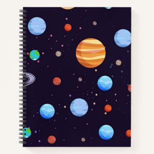Space pattern notebook