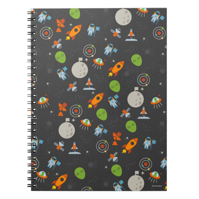 Space Pattern Notebook (Front)