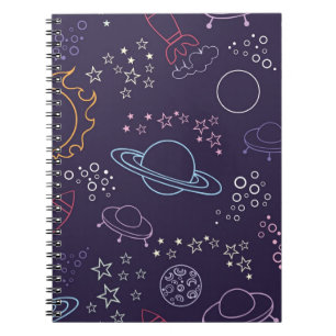 Space pattern notebook