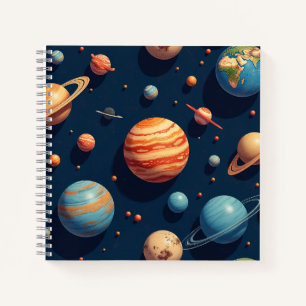 Space pattern Notebook for Children