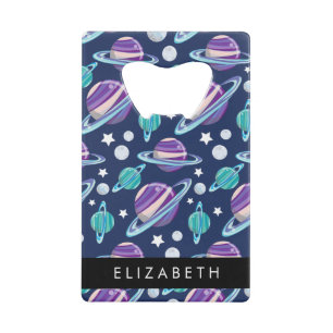 Space Pattern, Planets, Stars, Galaxy, Your Name