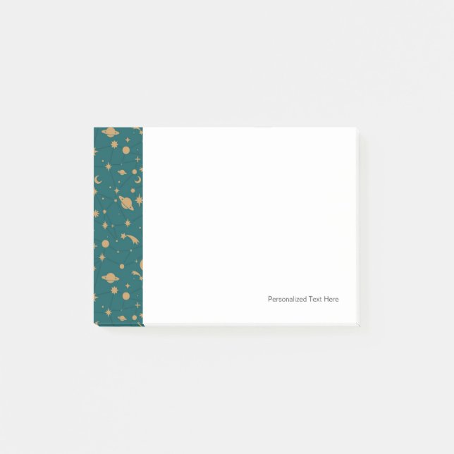 Space pattern post-it notes (Front)