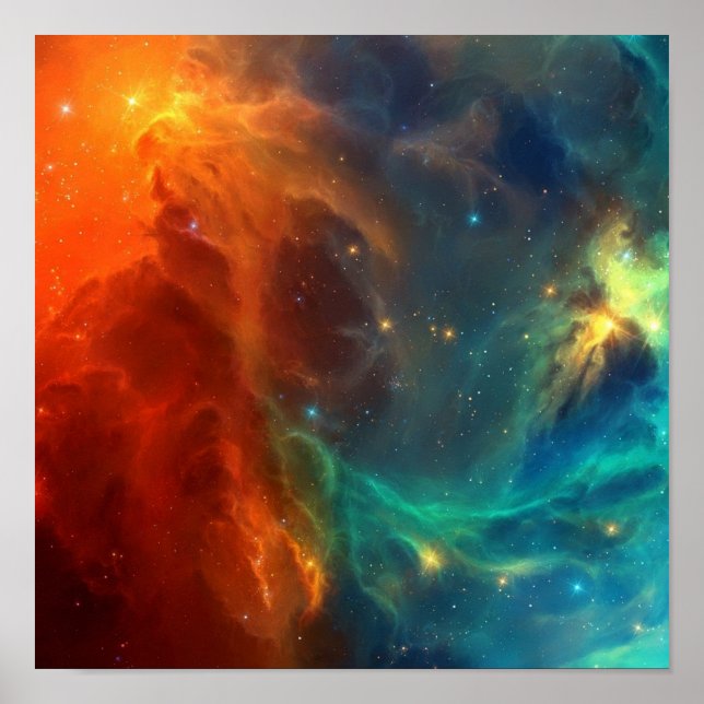 Space pattern poster (Front)