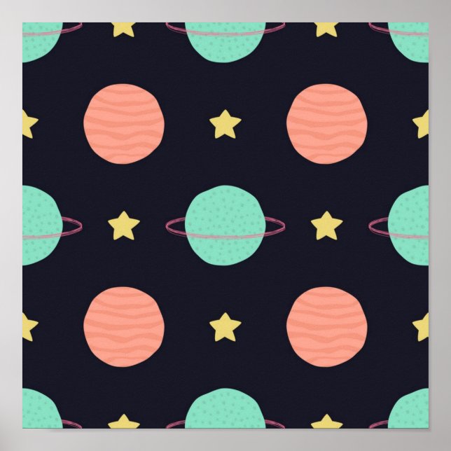 Space pattern poster (Front)