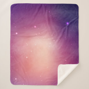 Space pattern sherpa blanket