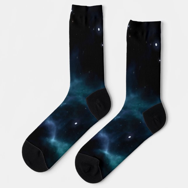Space pattern socks (Left)
