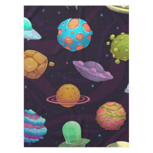 Space pattern tablecloth