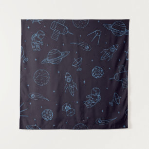 Space pattern tapestry