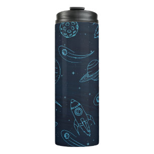 Space pattern thermal tumbler