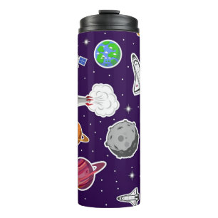 Space pattern thermal tumbler