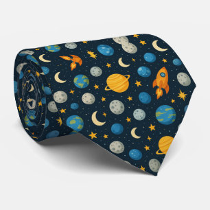 Space Pattern Tie