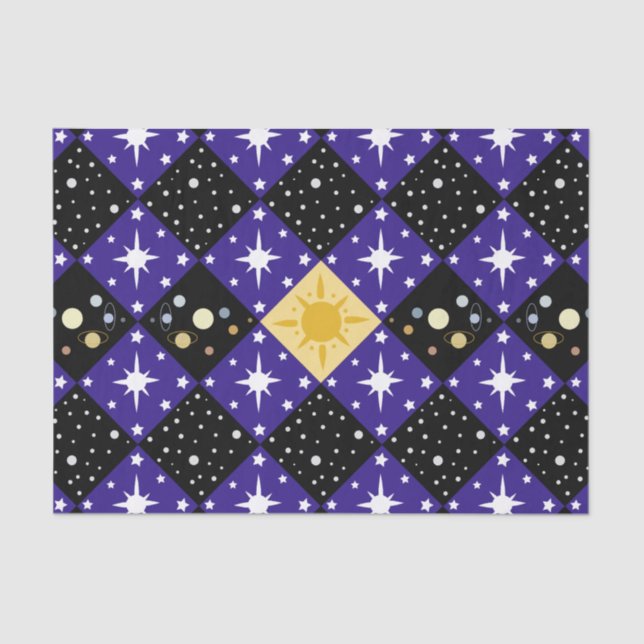 Space Pattern Tissue Paper (Front)