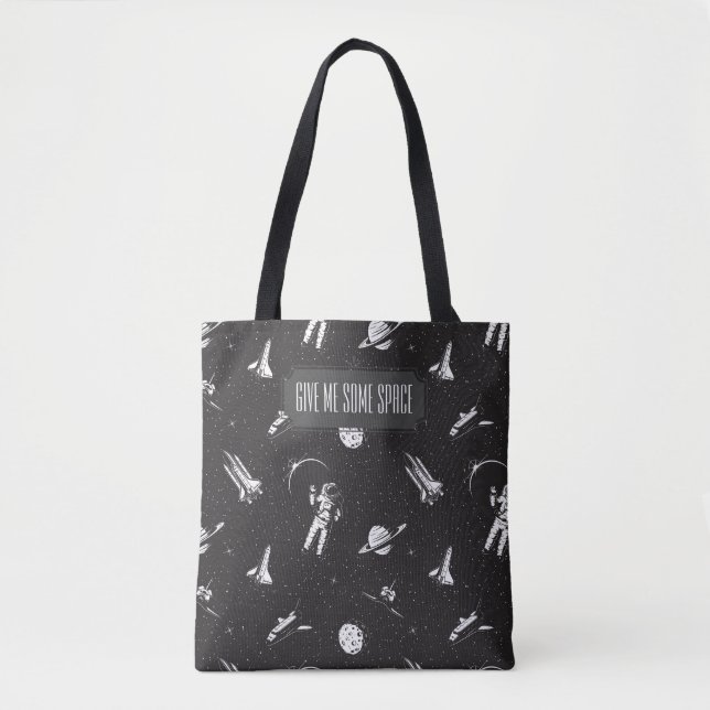 Space Pattern Tote Bag (Front)