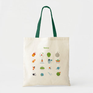 Space Pattern Tote Bag