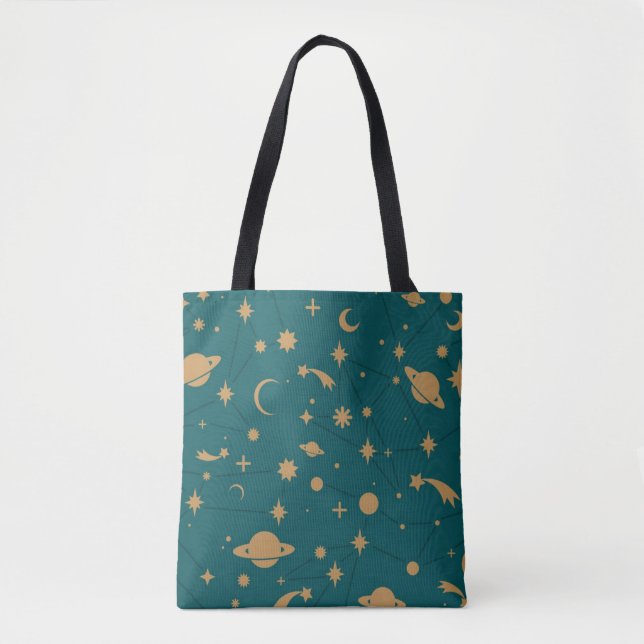 Space pattern tote bag (Front)