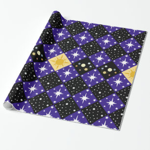 Space Pattern Wrapping Paper