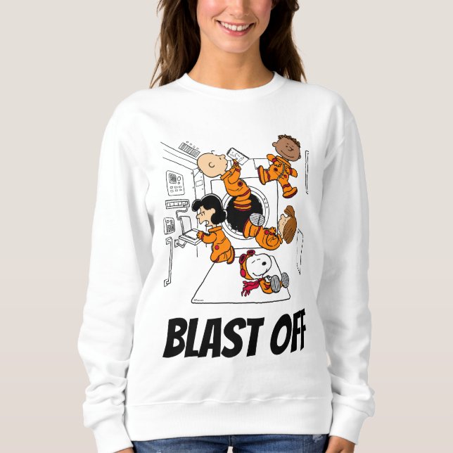 SPACE | Peanuts Gang in Space Sweatshirt (Front)