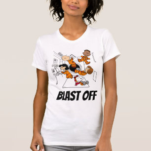SPACE   Peanuts Gang in Space T-Shirt
