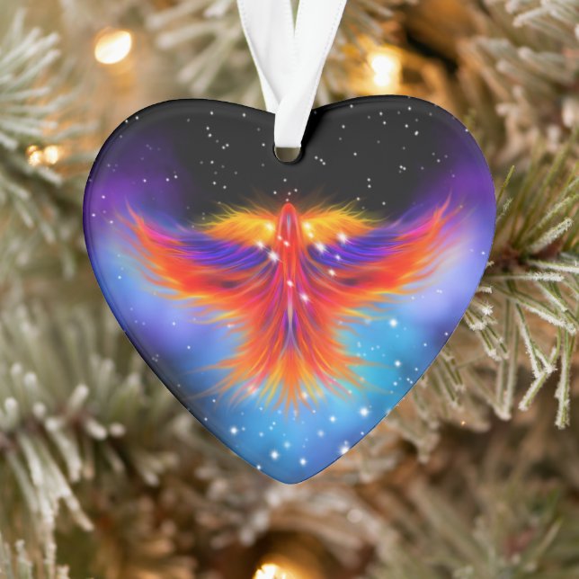 Space Phoenix Nebula Ornament (Tree)