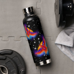 Space Phoenix Nebula Water Bottle