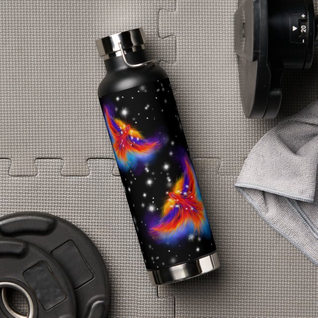Space Phoenix Nebula Water Bottle (Gym)