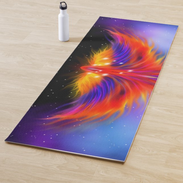 Space Phoenix Nebula Yoga Mat (In Situ)