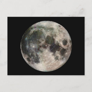 Space Photo of the Moon Postcard