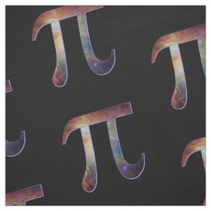 Space pi happy pi day galaxy math geek humour fabric