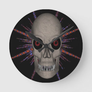 Space Pirate Round Clock