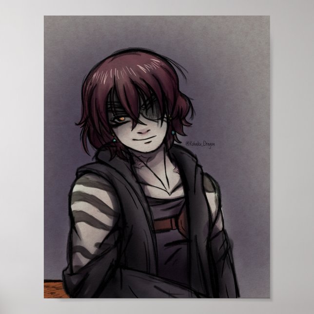 Space Pirate Sketch Poster (Front)