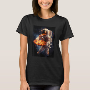 Space Pizza Delivery Astronaut Pizza T-Shirt