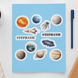 Space Planets Astronaut Rocket Name