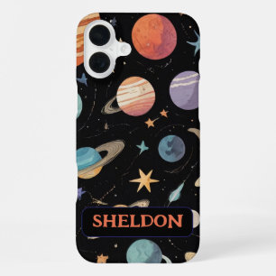 Space Planets Astronomy Cosmic Galaxy Gift iPhone 16 Plus Case