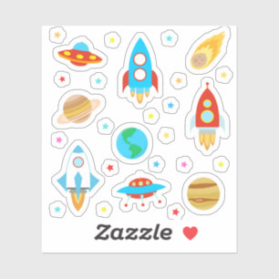 Space Planets Stars Rockets Comets
