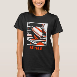 Space Planets Uranus Saturn Neptune Universe Cosmo T-Shirt